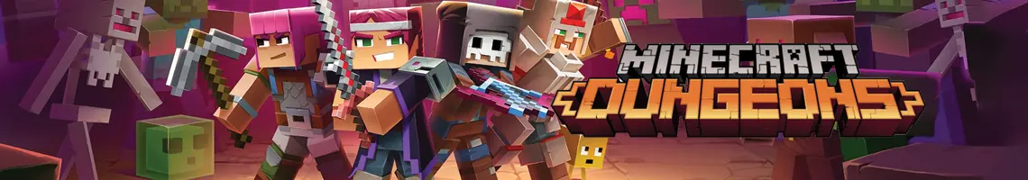 Explorez des donjons et combattez en équipe – Minecraft Dungeons