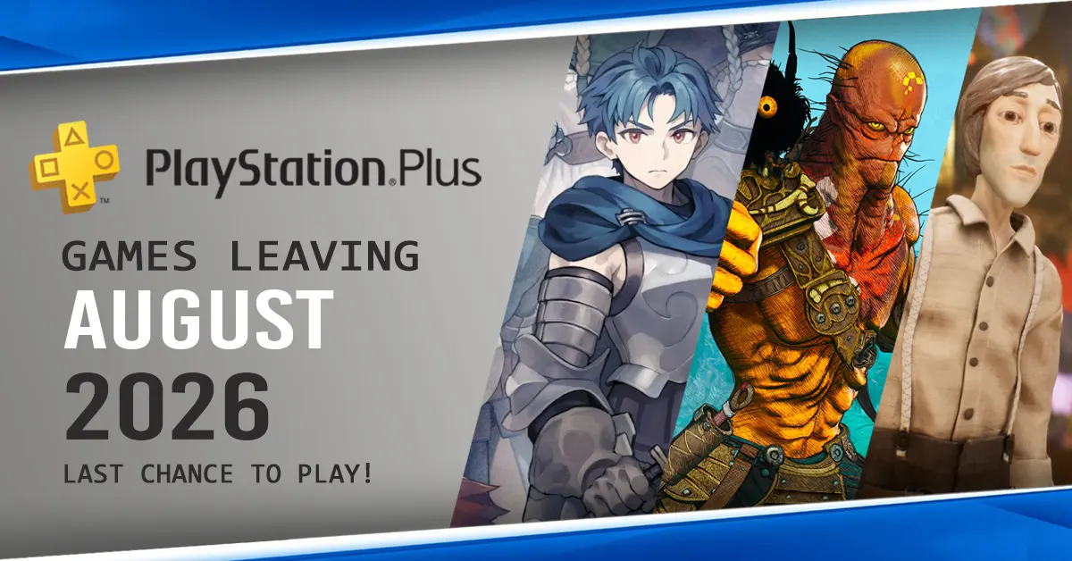 Games Leaving PlayStation Plus August 2026