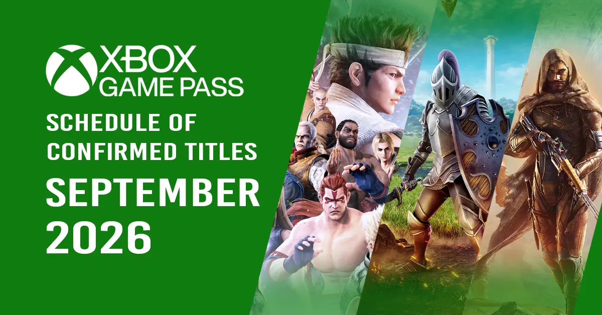 Xbox Game Pass septembre 2026 : Calendrier des titres confirmés