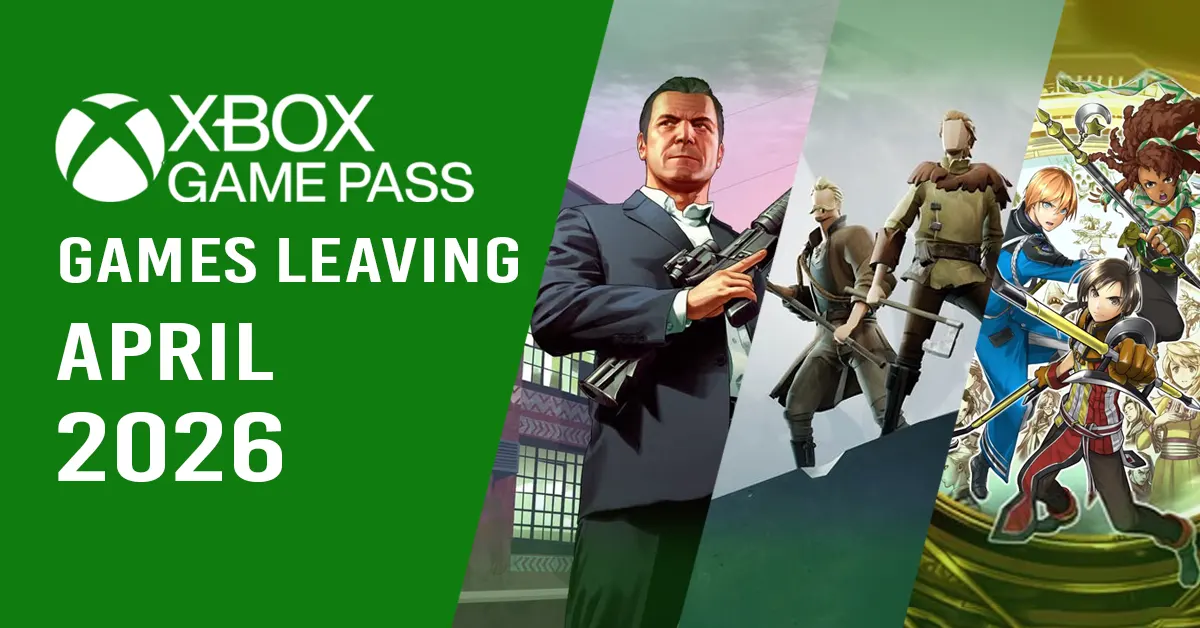 Jeux quittant le Xbox Game Pass
