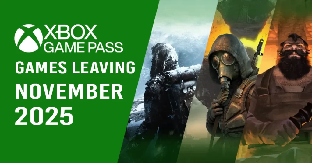Games Leaving Xbox Game Pass for November 2025