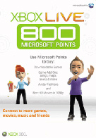 800 Points Xbox Live de Microsoft