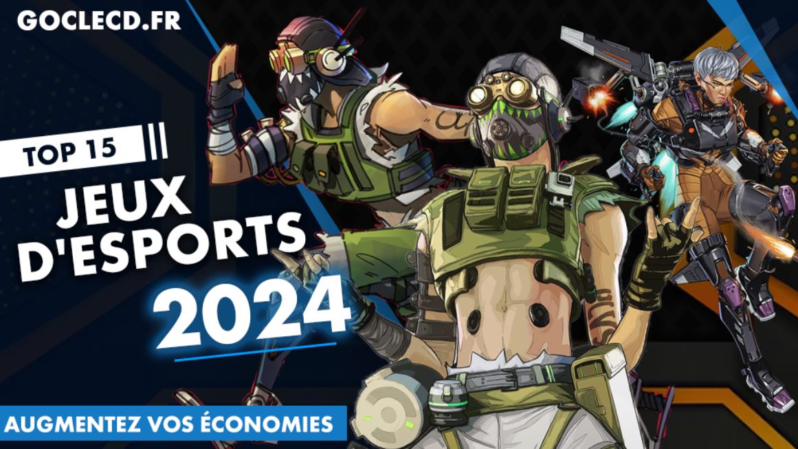 Top 15 des jeux eSports de 2024