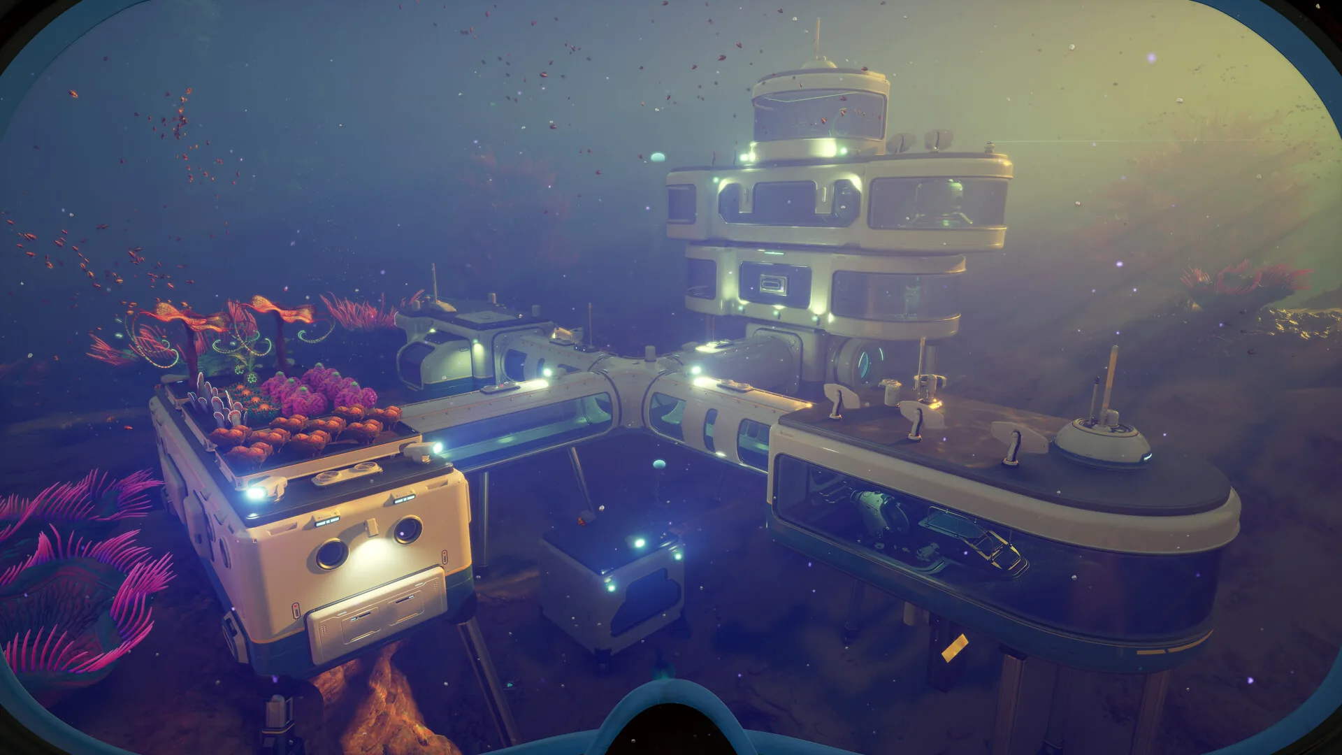 Capture d'ecran Subnautica 2 construction de base sous-marine