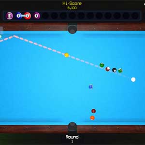 8-Ball Pocket Trois Tirs à Gauche