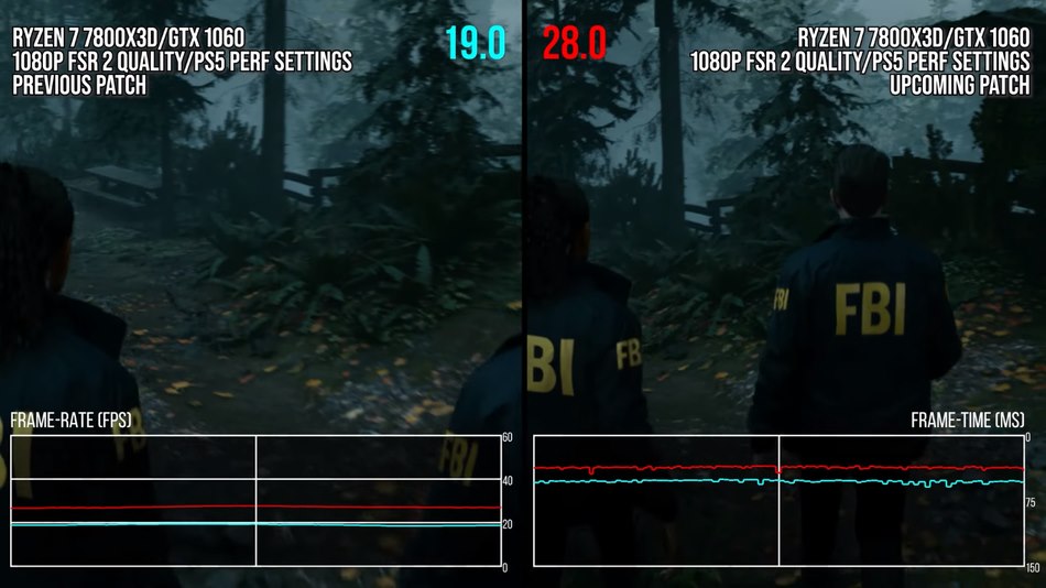Alan Wake 2 GTX 1060 6GB Digital Foundry Analysis
