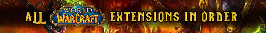 Toutes les Extensions WOW dans l'ordre