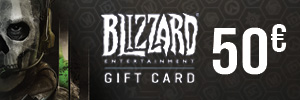 Carte Cadeau Blizzard 50 EUR