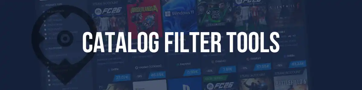 Guide des Outils de Filtrage du Catalogue de Goclecd