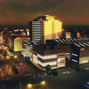 Cities Skylines Content Creator Pack High-Tech Buildings Usine de Semi-conducteurs