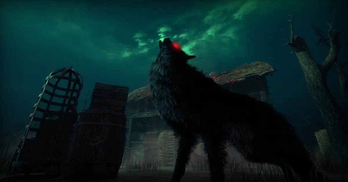 La forme de Loup de Dracula traquant un survivant dans Dead by Daylight