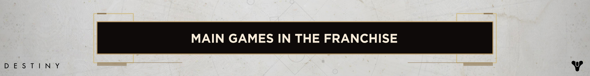 Jeux Principaux de la Franchise