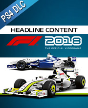 F1 2018 Headline Content DLC Pack Playstation 4