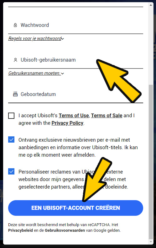 comment créer un compte ubisoft sur ps4