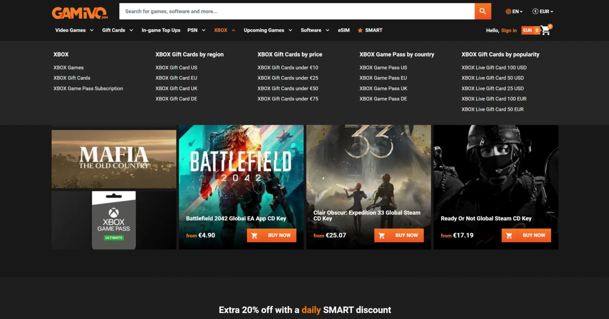 Sites similaires à CDKeys.com