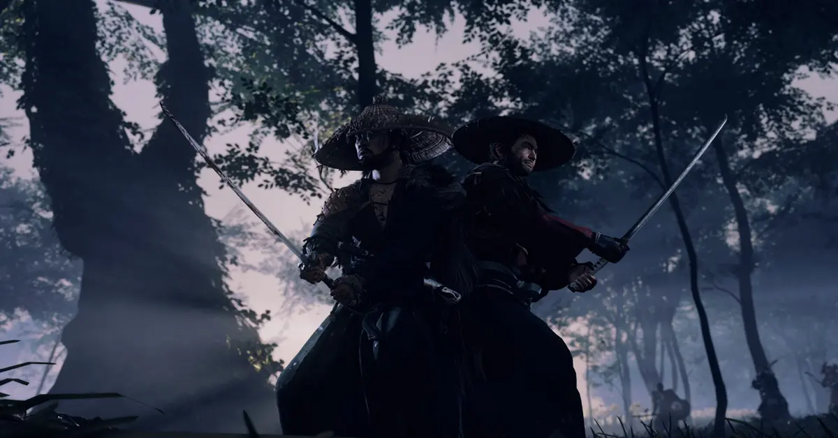 Jin Sakai affrontant un guerrier mongol dans les combats PC de Ghost of Tsushima