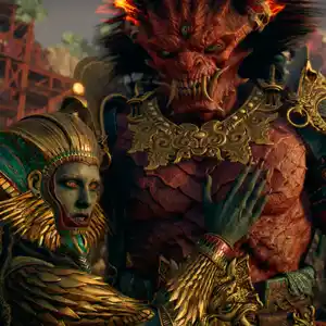God of War Laufey - Sekhmet et Begtse