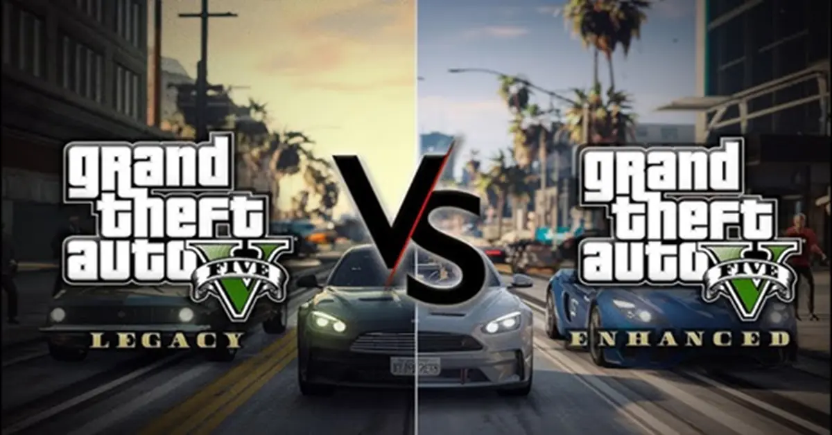 Comparaison graphique de Grand Theft Auto V Enhanced Edition sur PC