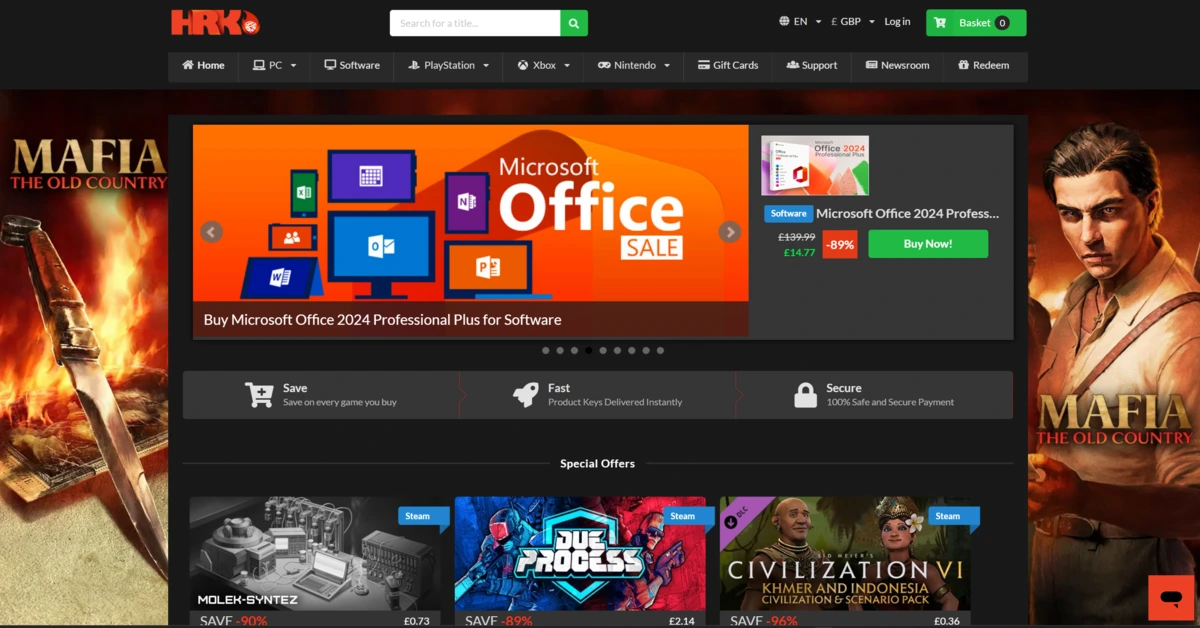 Différents sites comme CDKeys.com