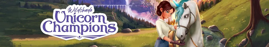 UN JEU DE COURSE DE LICORNES FAMILIALE : WILDSHADE UNICORN CHAMPIONS