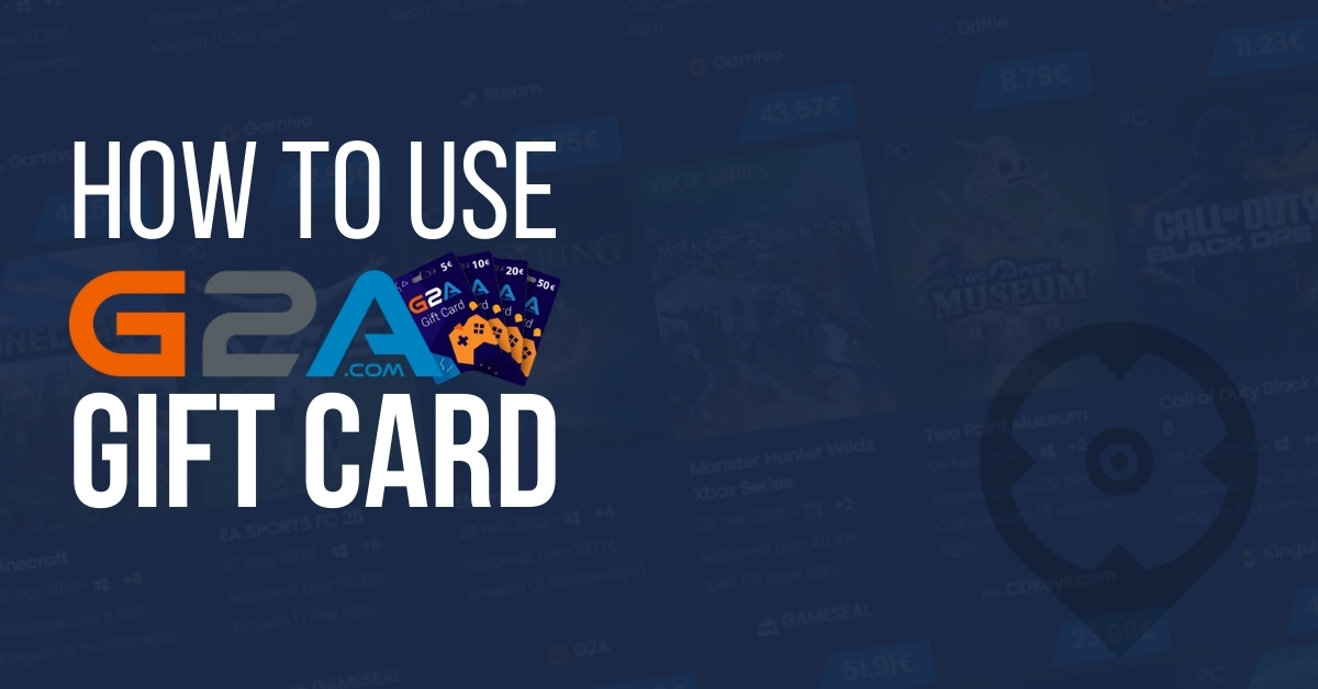 How to use G2A Gift Card