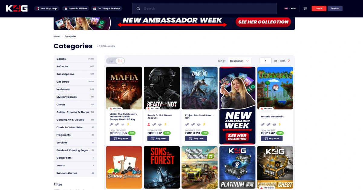 Site similaire à CDKeys.com