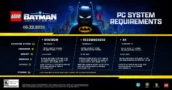 LEGO Batman Legacy of the Dark Knight : Configurations PC Mises à Jour