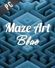 Maze Art Blue Pc