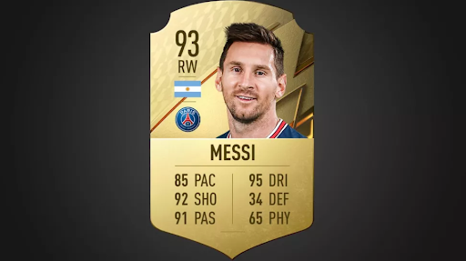 Note de Messi pour FIFA 22 Note de Messi pour FIFA 22