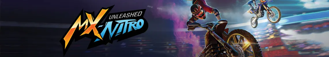 UN JEU DE COURSES DE MOTOCROSS ARCADE : MX NITRO UNLEACHED