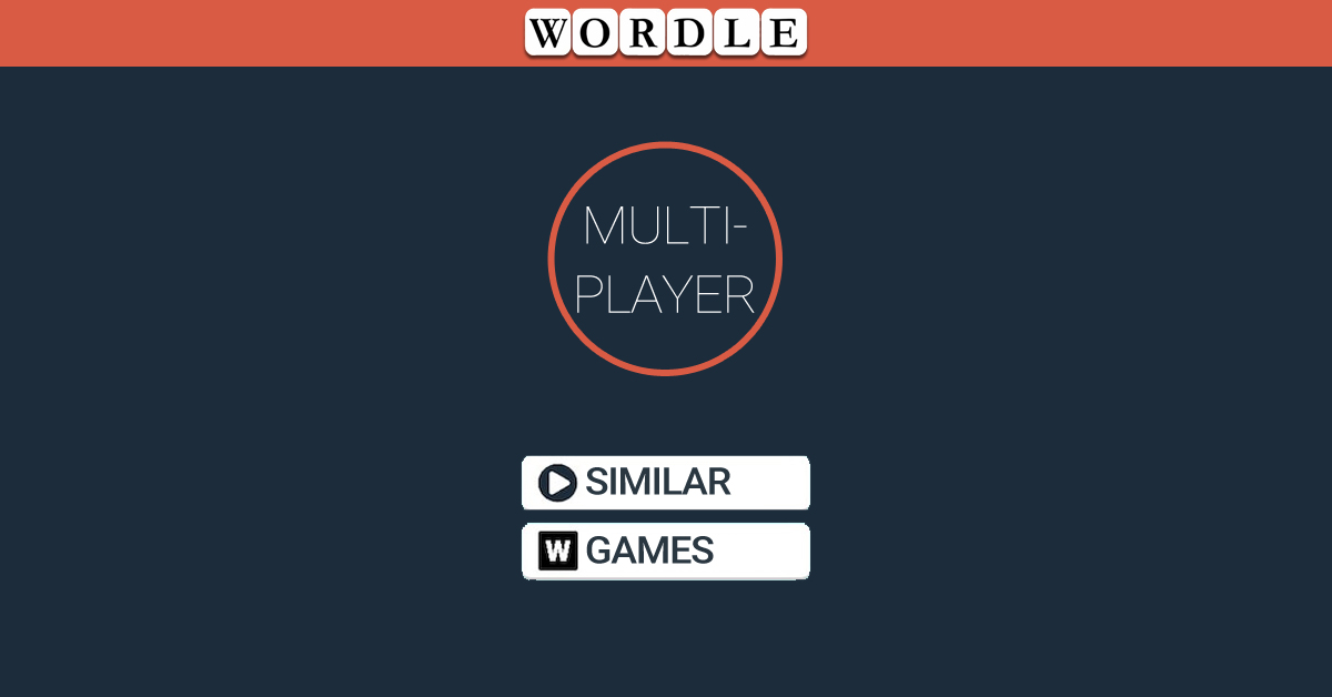 Jeux Comme Wordle Multijoueur