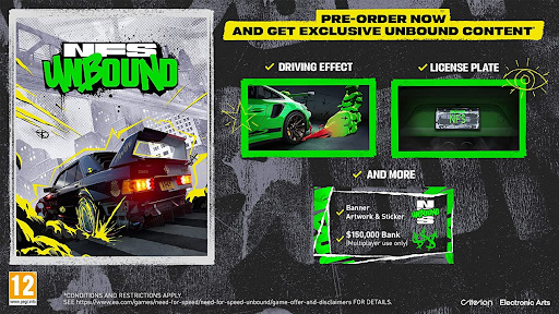 Need For Speed Unbound - Ã©ditions