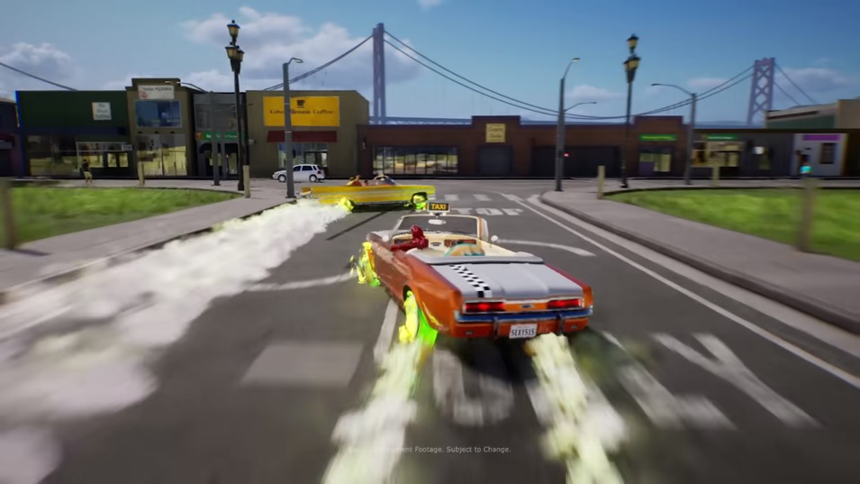 Crazy taxi lors du trailer Power Surge aux Game Awards 2023