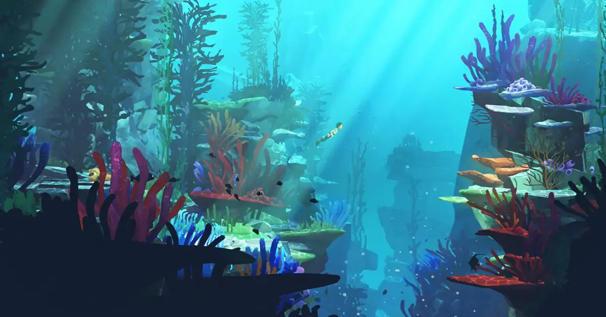 Un gros plan sur une nouvelle mécanique de puzzle impliquant des plantes bioluminescentes dans Planet of Lana II.