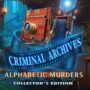 Obtenez Gratuitement la Clé de Jeu Collector de Criminal Archives: Alphabetic Murders sur Prime