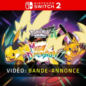 Pokemon Legends: Z-A Mega Dimension Nintendo Switch 2 -  Bande-annonce Vidéo