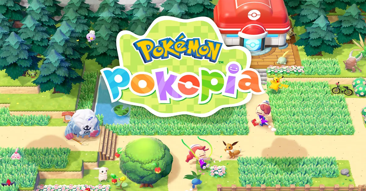 Gameplay de Pokémon Pokopia montrant la transformation de Métamorph sur Nintendo Switch 2.