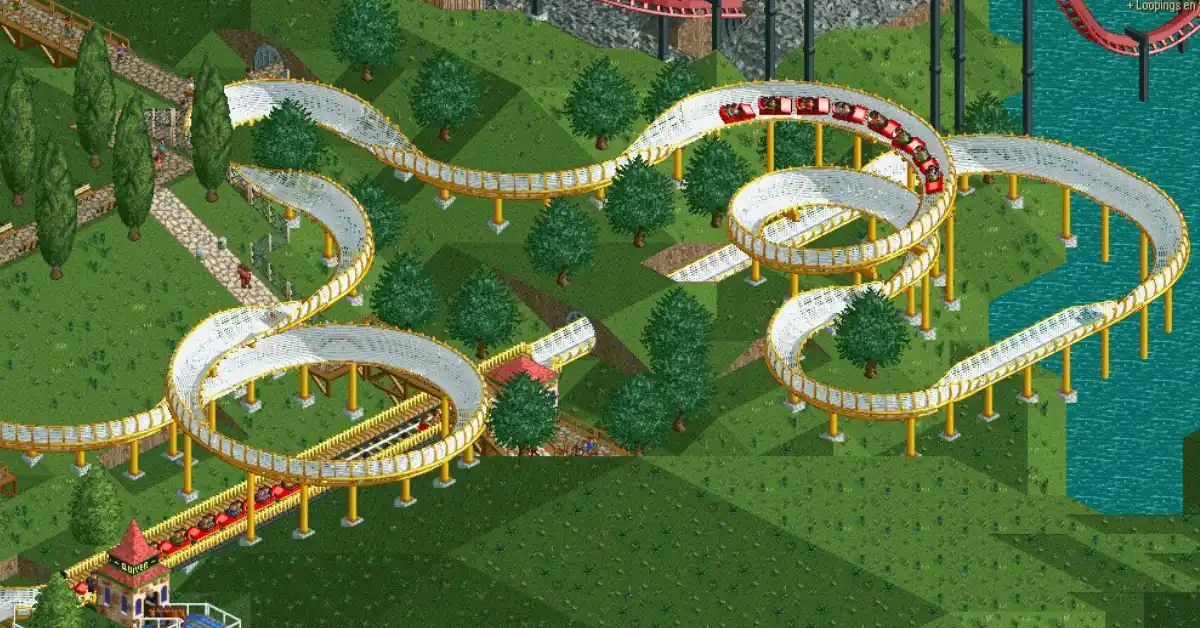 RollerCoaster Tycoon Deluxe trouvé au meilleur tarif de clé – Construisez votre parc de rêve
