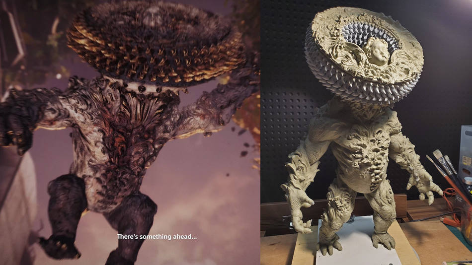 Modèle en argile de Hee-Cheol Jang pour Naytiba dans Stellar Blade