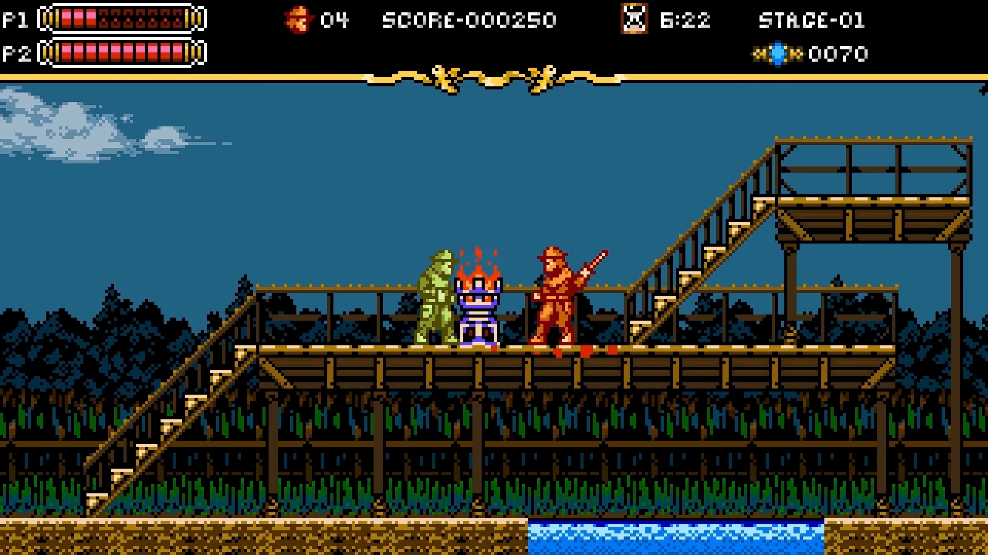 Le mode coopératif à deux joueurs apporte une dynamique de collaboration à cette impitoyable campagne de 21 niveaux.