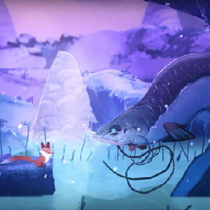 freezing waterfalls in Winter