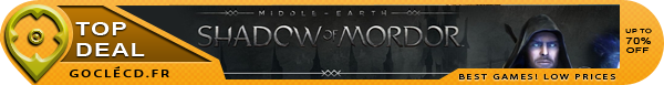 Shadow of Mordor pas cher