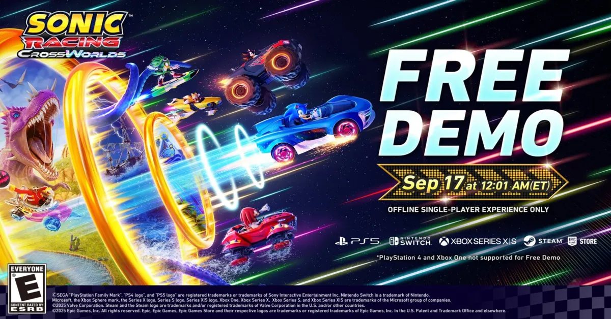 Free Sonic Racing Crossworlds Demo