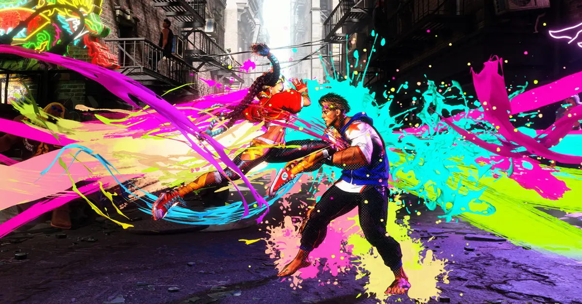 Gameplay de Street Fighter 6 montrant un contre Drive Impact face à un adversaire