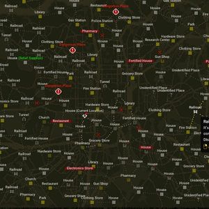 Terminus Zombie Survivors - Carte Ferroviaire