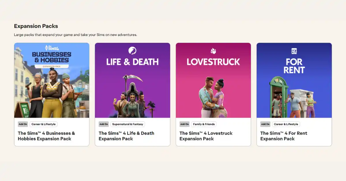 Sims 4 Expansions Half Price for a Limited Time - Build Your Dream Life