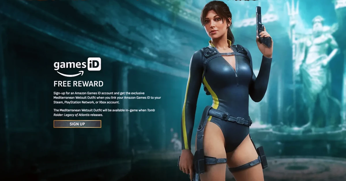 Lara Croft Free Wetsuit Legacy of Atlantis