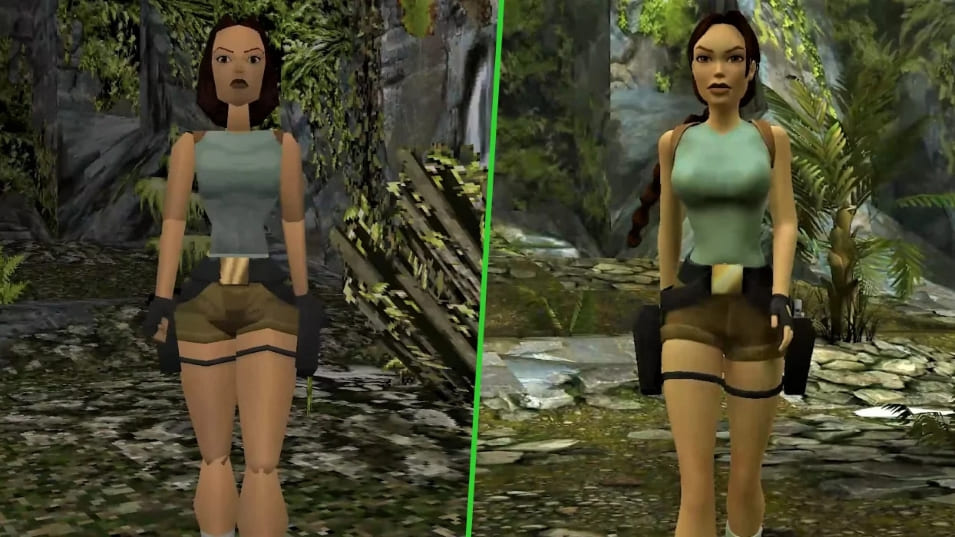 Tomb Raider vs. Tomb Raider Remastered Tomb Raider vs. Tomb Raider Remastered