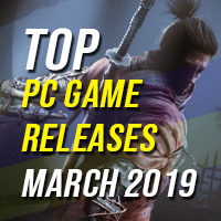 Meilleures sorties de jeux PC de mars 2019.