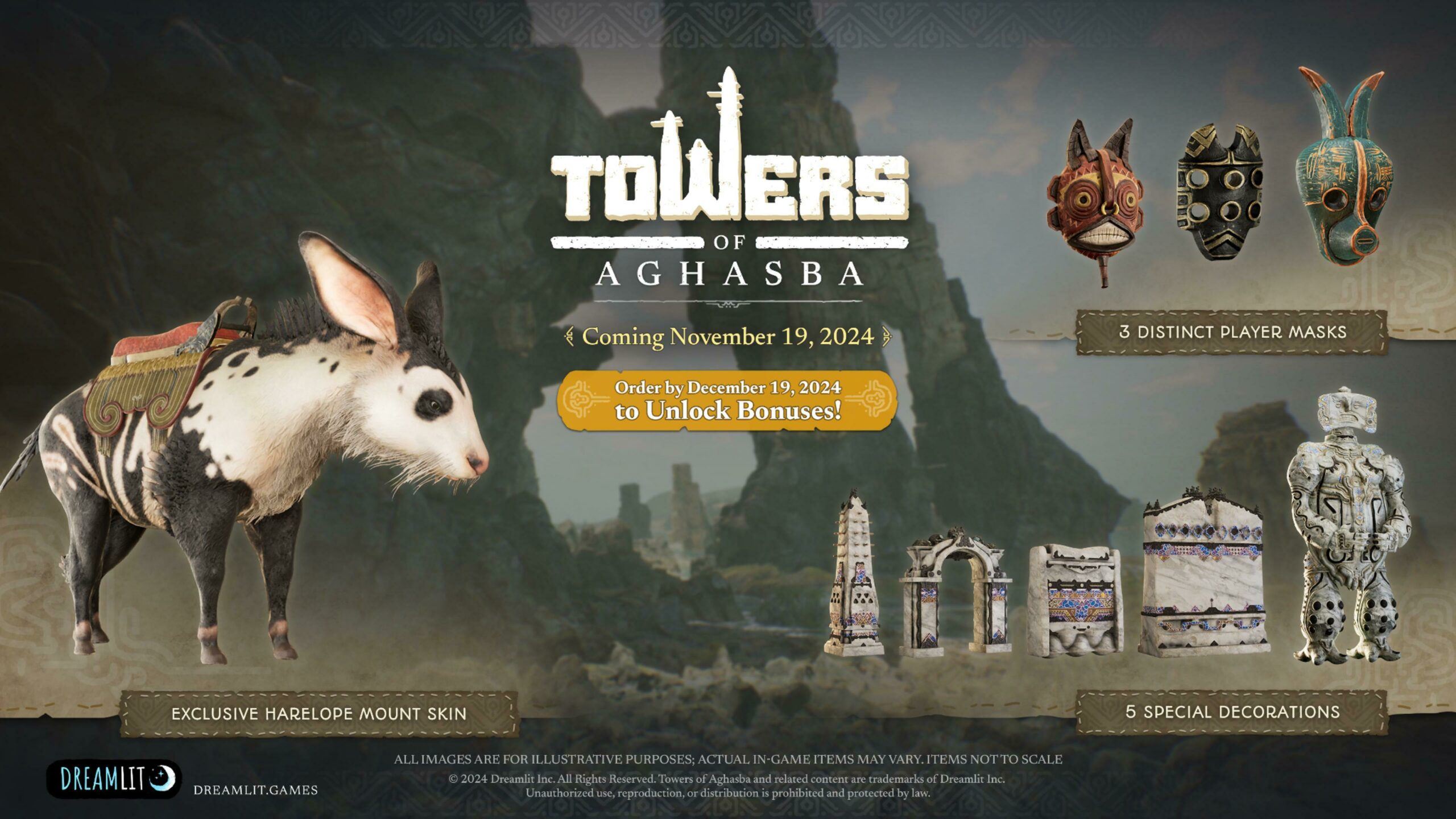 Bonus de Towers of Aghasba